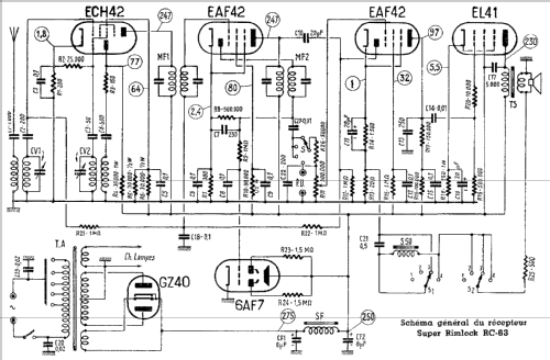 Super Rimlock RC-63; Central-Radio; Paris (ID = 382527) Radio