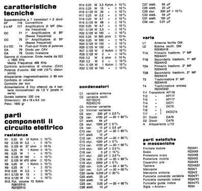 Airone RT224; CGE, Compagnia (ID = 747483) Radio