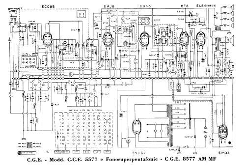 Fono Superpentafonic 8577; CGE, Compagnia (ID = 3030995) Radio
