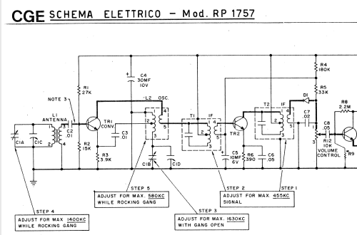 RP1757; CGE, Compagnia (ID = 749954) Radio