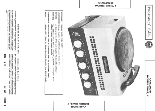 CH612 ; Challenger Amplifier (ID = 2317589) Ton-Bild