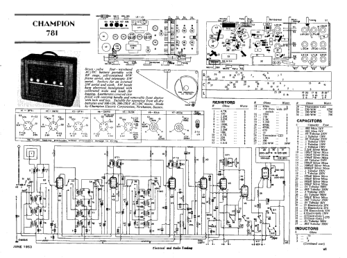 781A; Champion Electric, (ID = 241158) Radio