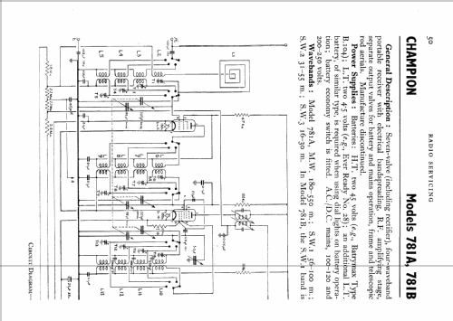 781A; Champion Electric, (ID = 557714) Radio