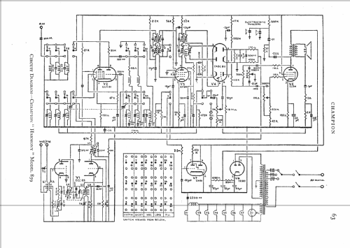 Harmony 859; Champion Electric, (ID = 562073) Radio