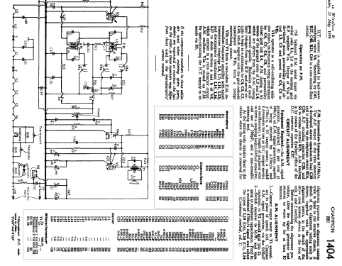 Sonata 881; Champion Electric, (ID = 1335674) Radio