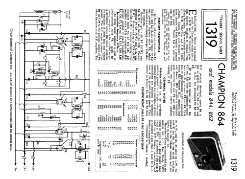 Travler 862; Champion Electric, (ID = 2317479) Radio