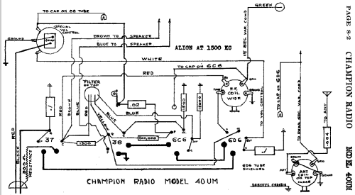 40UM ; Champion Radio Labs (ID = 404316) Radio