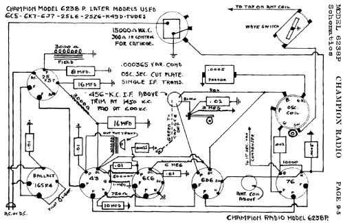 6238P early ; Champion Radio Labs (ID = 404357) Radio