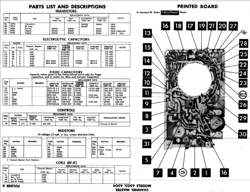 All Transistor 5 TR 6503; Channel Master Corp. (ID = 586527) Radio