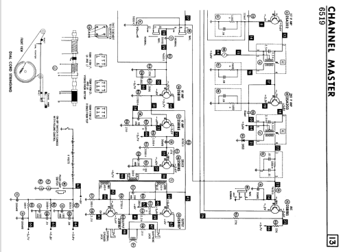 Aircraft Marine 6519; Channel Master Corp. (ID = 2383088) Radio