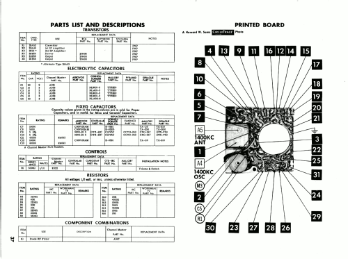 Six Transistor 6508 ; Channel Master Corp. (ID = 2237988) Radio