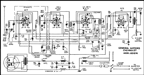 601574; Chevrolet Div. (ID = 605620) Autoradio