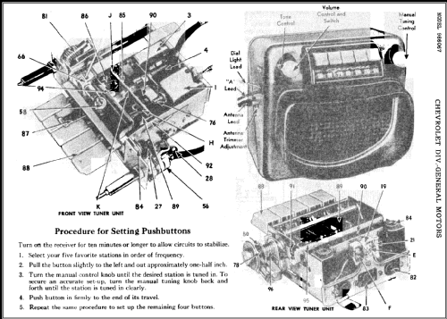 986067 ; Chevrolet Div. (ID = 418926) Radio