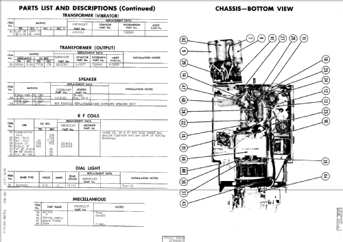 986146 ; Chevrolet Div. (ID = 496310) Autoradio