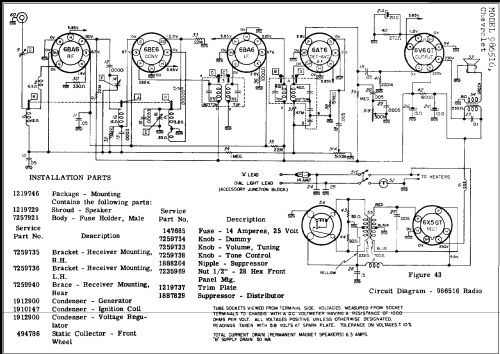 Chevrolet 986516; Chevrolet Div. (ID = 239411) Car Radio