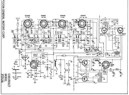 Chevrolet 3725156; United Motors (ID = 1866732) Car Radio