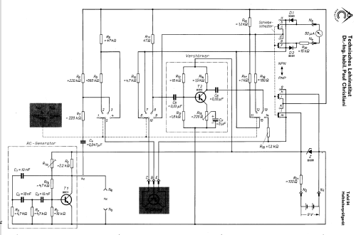 Transistor-Tester Kit Christiani, Dr. Ing. Paul; Konstanz, build ...
