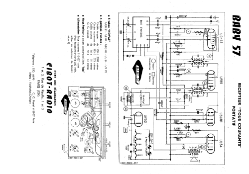 Baby 57; Cibot Radio; Paris (ID = 1820221) Radio