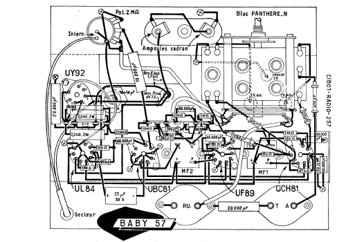 Baby 57; Cibot Radio; Paris (ID = 1820222) Radio