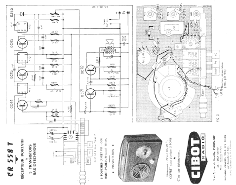 CR558T; Cibot Radio; Paris (ID = 463909) Radio