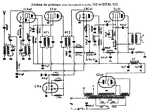 Idéal 522; Cibot Radio; Paris (ID = 1387126) Radio