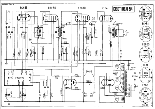 Idéal 541; Cibot Radio; Paris (ID = 1188195) Radio