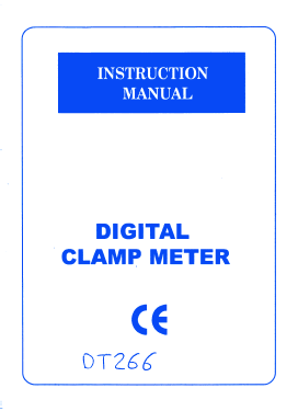 Digital Clamp Meter 266; CIE, Chung (ID = 2917005) Equipment