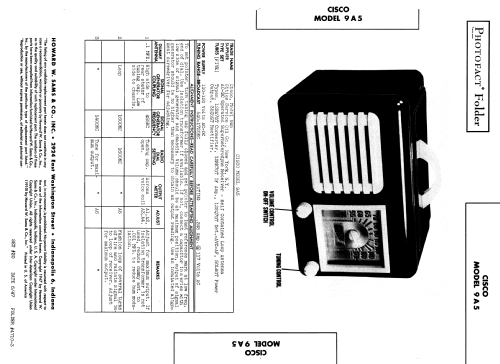 9A5 ; Cities Service Oil (ID = 836665) Radio