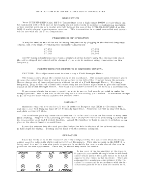 R/C Transmitter MST-8; Citizen-Ship Radio (ID = 2877776) Amateur-T