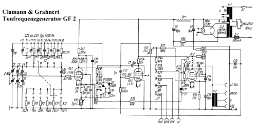 Tonfrequenz-Generator GF2; Clamann & Grahnert; (ID = 847789) Ausrüstung