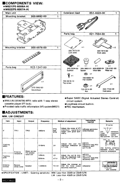 M621 PE-6006A; Clarion Co., Ltd.; (ID = 2731915) Autoradio