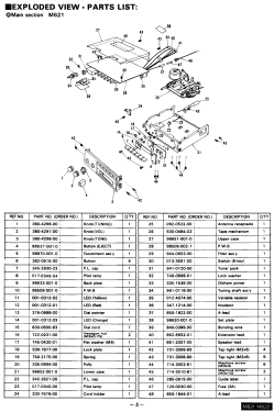 M621 PE-6006A; Clarion Co., Ltd.; (ID = 2731918) Autoradio