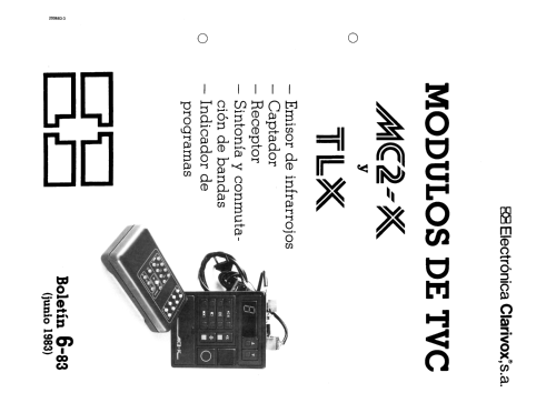 Módulo de Sintonía para TV Máster MC2-X; Clarivox, S.A., (ID = 2498057) mod-past25