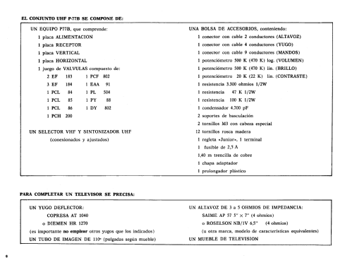 P77B; Clarivox, S.A., (ID = 2394391) Television