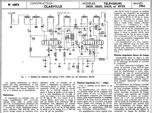 DS59; Clarville CSF; Paris (ID = 290436) Television