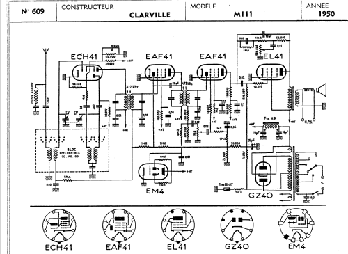 M111; Clarville CSF; Paris (ID = 221333) Radio