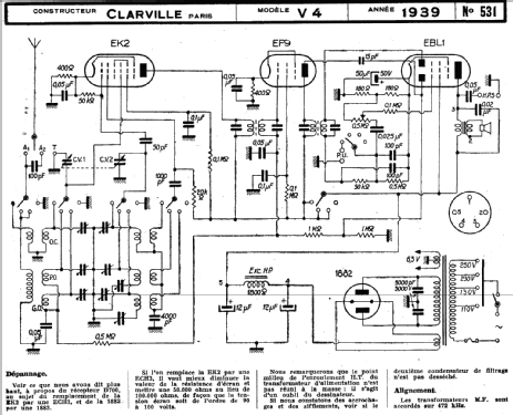 V4; Clarville CSF; Paris (ID = 220408) Radio