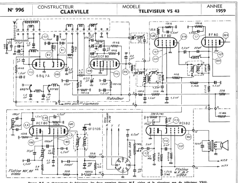 VS43; Clarville CSF; Paris (ID = 287756) Television