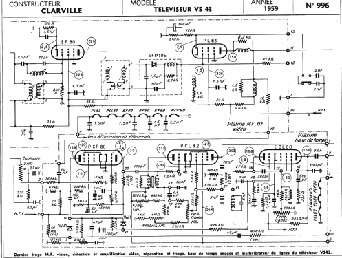 VS43; Clarville CSF; Paris (ID = 287757) Television