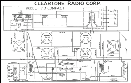 Compact 110; Cleartone Radio Co.; (ID = 216481) Radio