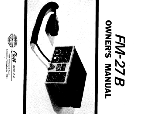 FM-27 B; Clegg Laboratories; (ID = 377586) Amat TRX