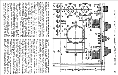 Cockaday Improved 4 Circuit Tuner; Construction envelope, kit; Cockaday, L. M. & Co (ID = 1546391) Kit