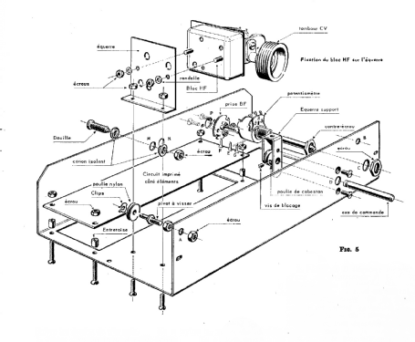 Cogekit Tuner à transistors FM 707; Cogerel; Dijon (ID = 2739018) Radio