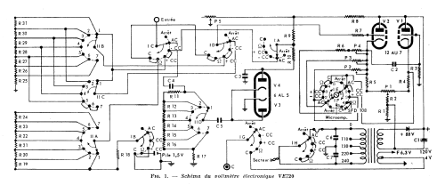 Voltmetre Electronique VE720; Cogerel; Dijon (ID = 2752280) Equipment