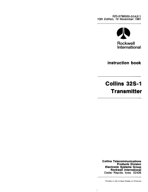 32S-1; Collins Radio (ID = 2943137) Amateur-T