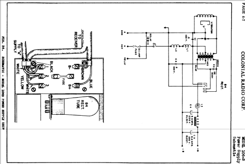 106-B ; Colonial Radio Co.; (ID = 718026) Car Radio