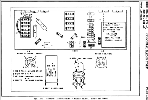 250-300 AC ; Colonial Radio Co.; (ID = 718631) Radio