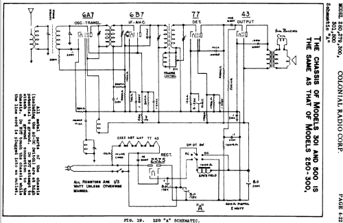 250 ; Colonial Radio Co.; (ID = 718303) Radio