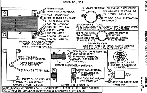 36 ; Colonial Radio Co.; (ID = 714567) Radio