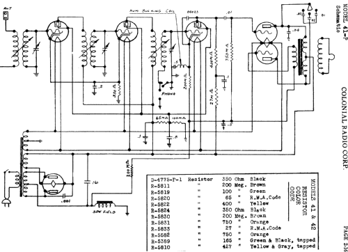 41-P ; Colonial Radio Co.; (ID = 714999) Radio